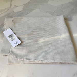 Eileen Fisher Silk & Organic Ribbed Cotton Skirt Bone Size Small/Petite‎